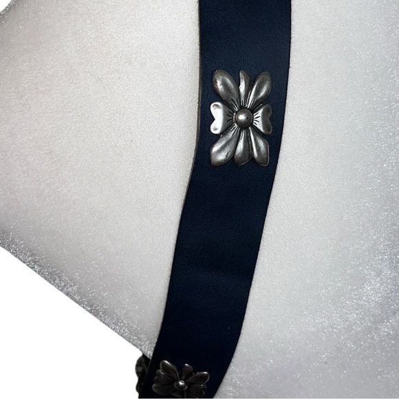 Antoniazzi Firenze Vintage Y2K Phoebe Floral Boho Chunky Statement Leather Belt main image 13